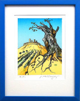 Josef Velčovský - Toskánsko I. - grafika